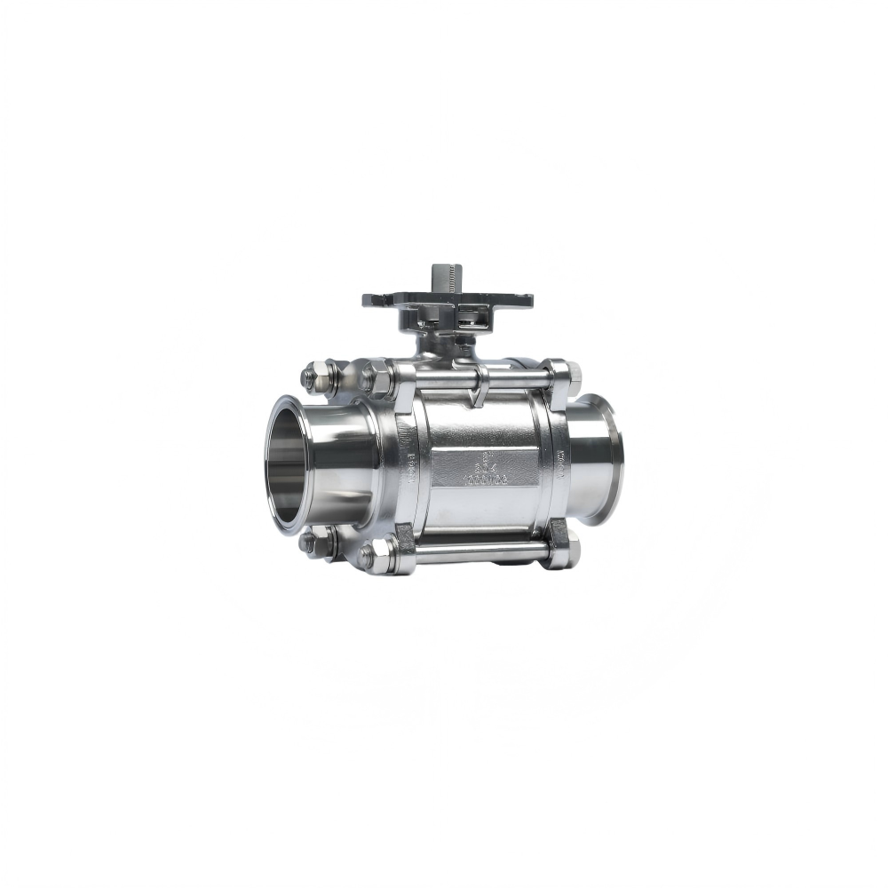 Encapsulated Sanitary Ball Valve with ISO mount plate - Image 2