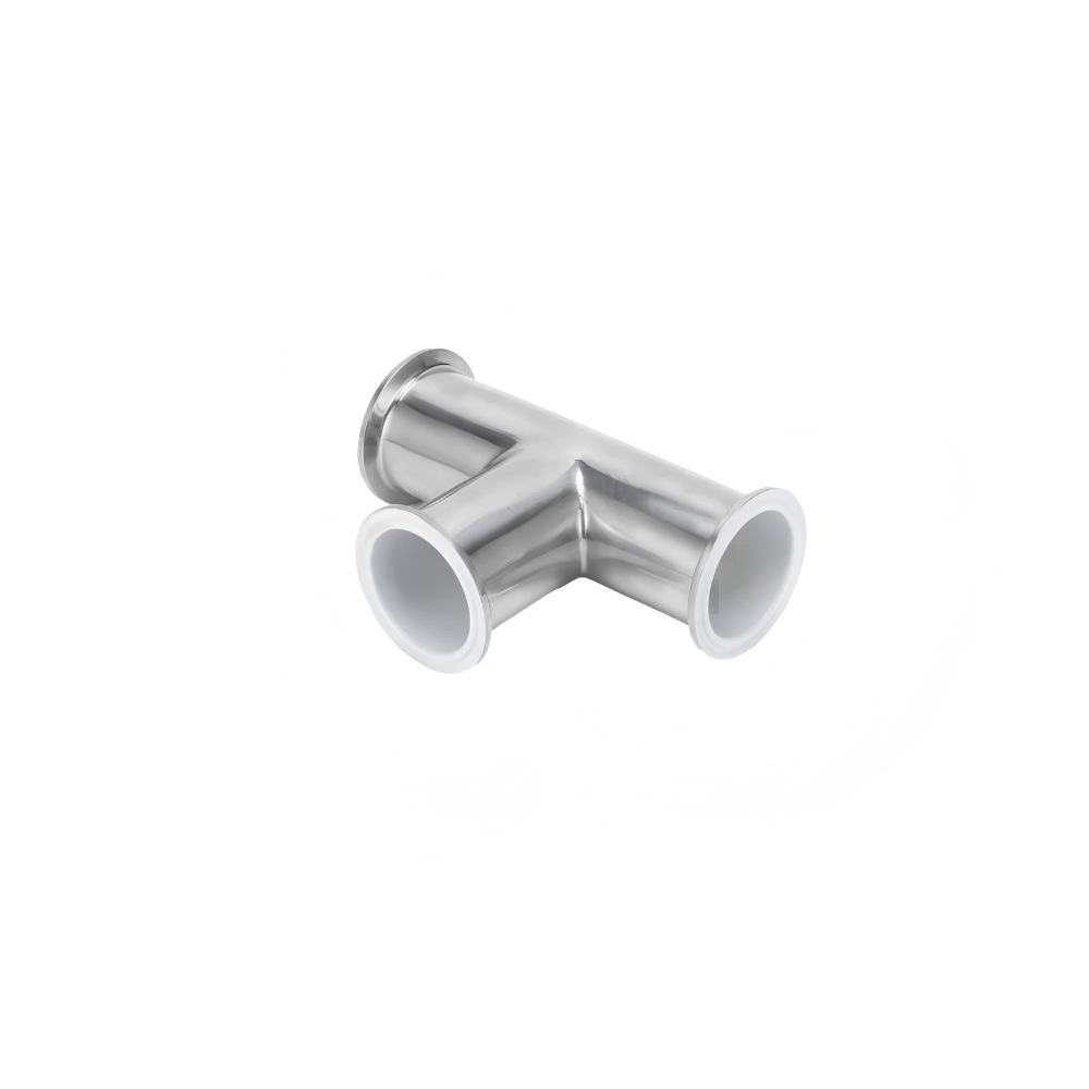 PFA PTFE Lined Tri-Clamp Reducer Tee