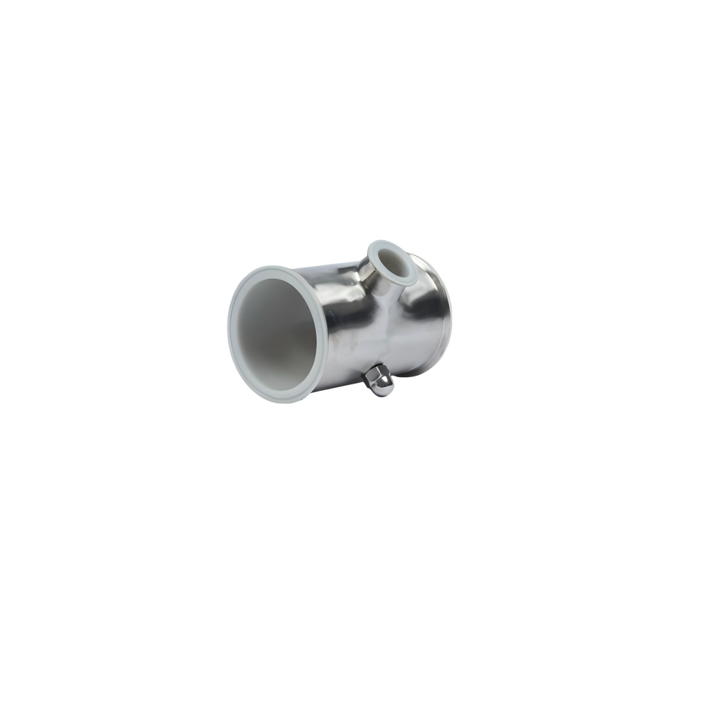 PFA PTFE Lined Tri-Clamp Reducer Tee - Image 2