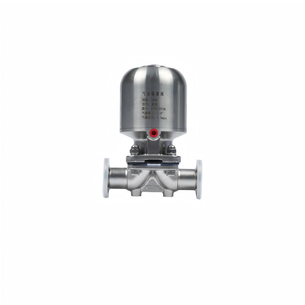 Sanitary Stainless Steel Pneumatic Diaphragm Valve