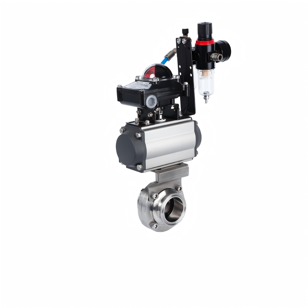 Horizontal Pneumatic Butterfly Valve - Image 2