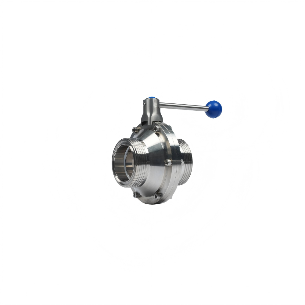 Sanitary Threaded Butterfly-type ball valve