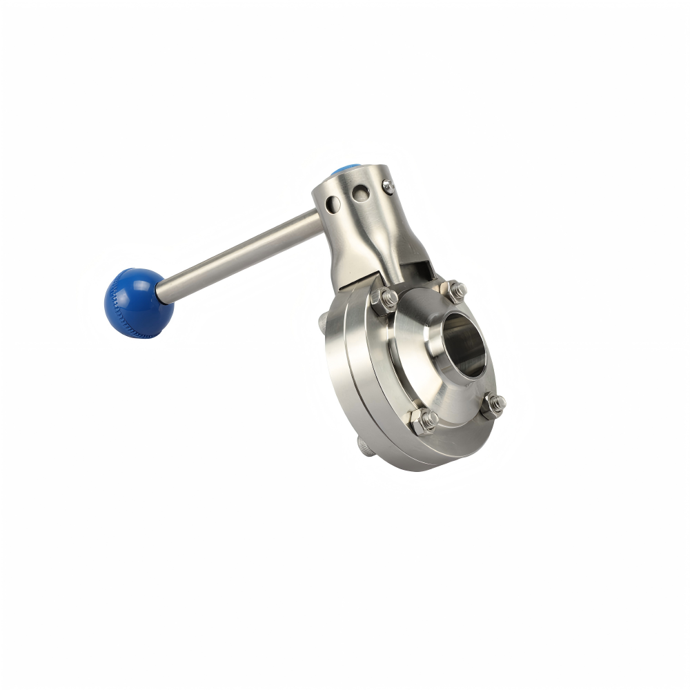 Sanitary Weld Butterfly Valve
