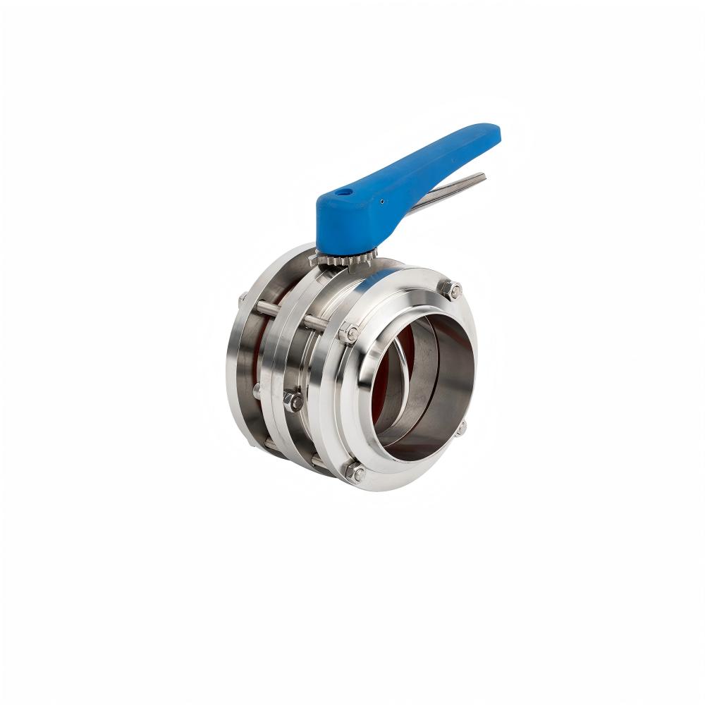 Sanitary Three Piece Butterfly valve - Image 2