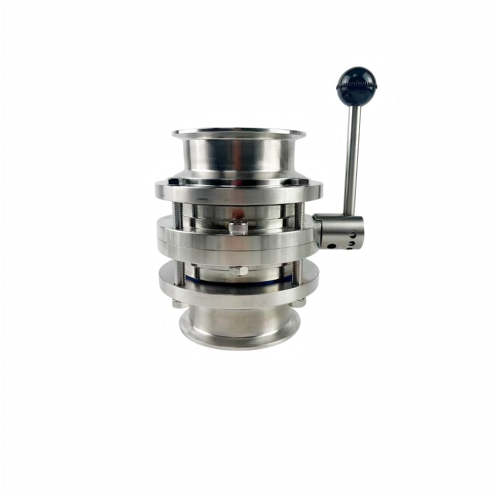 Sanitary Three Piece Butterfly valve - Image 3